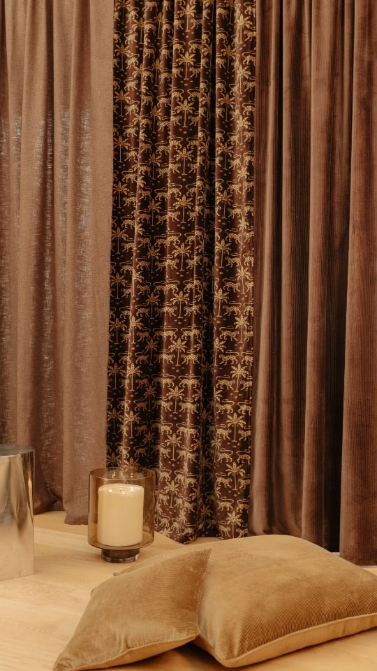 Collection de rideaux en lin ou velours